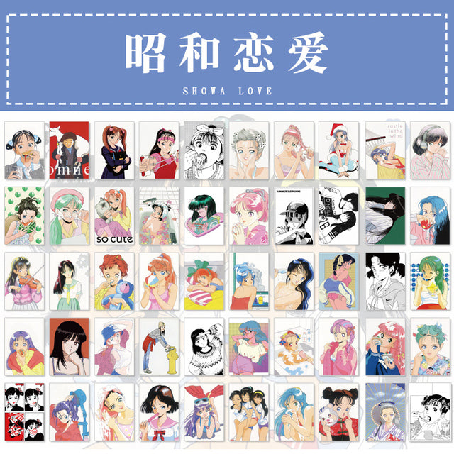 Dimi 50 Sheets Midnight Sweetheart Series Cute Sticker Book Scrapbooking Journal Decoration Kawaii Japanese Cartoon Sticker