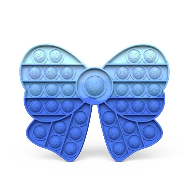 Fidget Reliever Stress Toy Rainbow Push Bubble Anti stress Toys Adults & Children Sensory Toys