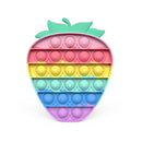 Fidget Reliever Stress Toy Rainbow Push Bubble Anti stress Toys Adults & Children Sensory Toys