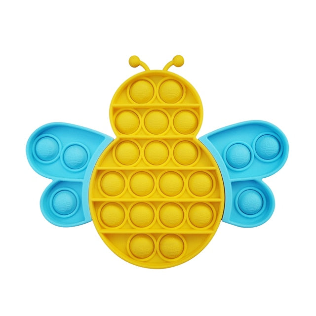 Fidget Reliever Stress Toy Rainbow Push Bubble Anti stress Toys Adults & Children Sensory Toys