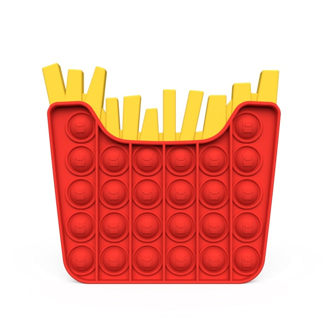 Fidget Reliever Stress Toy Rainbow Push Bubble Anti stress Toys Adults & Children Sensory Toys