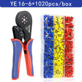 Tubular Terminal Crimping Pliers HSC8 6-4/6-6/16-6（max 0.08-16mm²）wire mini Ferrule crimper tools YEFYM Household electrical kit