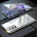 Magnetic Clear For Samsung Galaxy S10 S21 S8 S9 Note 20 Ultra Plus 9 8 A72 A71 A52 s20 Fe 5G Phone Case Glass Cover Fundas Coque