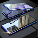 Magnetic Clear For Samsung Galaxy S10 S21 S8 S9 Note 20 Ultra Plus 9 8 A72 A71 A52 s20 Fe 5G Phone Case Glass Cover Fundas Coque