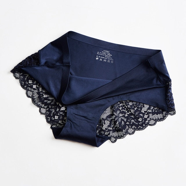 XPAY Sexy Women Lace side Underwear Seamless Breathable Hollow Briefs  Woman Nylon Low Rise Lingerie Sexy Underwear 2020