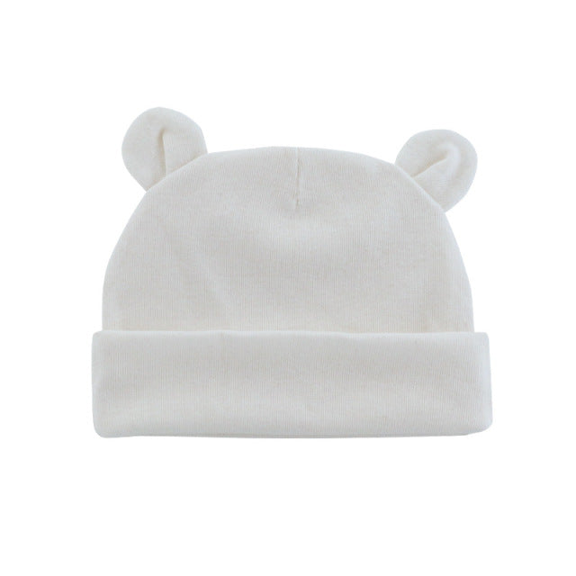 Cute Baby Hat Newborn Beanie Cotton Soft Elastic Baby Cap for Girls Boy Hats Newborn Photography Props Infant Bonnet Accessories