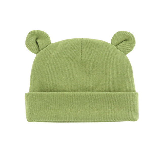 Cute Baby Hat Newborn Beanie Cotton Soft Elastic Baby Cap for Girls Boy Hats Newborn Photography Props Infant Bonnet Accessories