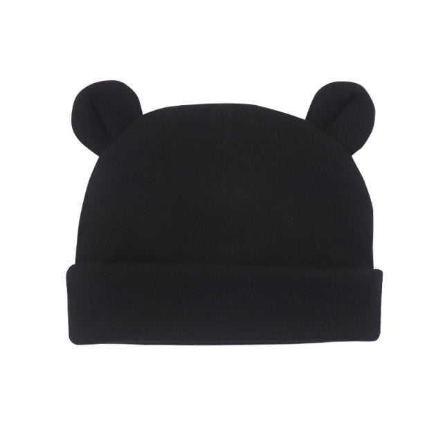Cute Baby Hat Newborn Beanie Cotton Soft Elastic Baby Cap for Girls Boy Hats Newborn Photography Props Infant Bonnet Accessories