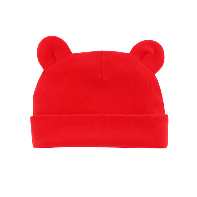 Cute Baby Hat Newborn Beanie Cotton Soft Elastic Baby Cap for Girls Boy Hats Newborn Photography Props Infant Bonnet Accessories