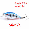 1PCS Wobblers Quality Crankbait Simulation Fishing Lure 5.7cm 7g Jerkbait Floating Hard Bait Bass Carp Pesca Fishing Tackle