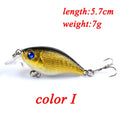 1PCS Wobblers Quality Crankbait Simulation Fishing Lure 5.7cm 7g Jerkbait Floating Hard Bait Bass Carp Pesca Fishing Tackle