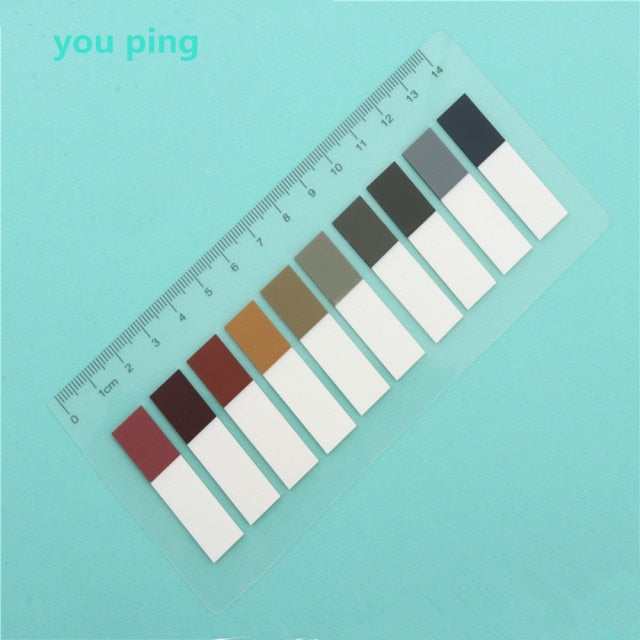 New Colors 100 /200 Sheets Self Adhesive Memo Pad Sticky Notes Bookmark Point Marker  Sticker Paper Office School Supplies