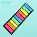 New Colors 100 /200 Sheets Self Adhesive Memo Pad Sticky Notes Bookmark Point Marker  Sticker Paper Office School Supplies