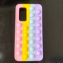 Redmi Note 9 Pro 9S 7 8 Pro Push Pop Bubble Fidget Toy Case Soft Cover for Redmi 9 9T 9C 9A Mi Poco X3 M3 Sensory Stress Reliver