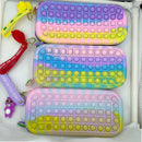 New Arrival Silicone Purse Push Pop Bubbles Simple Dimple Stationary Bag Popper Sensory Poppet Pencil Case Fidget Toys