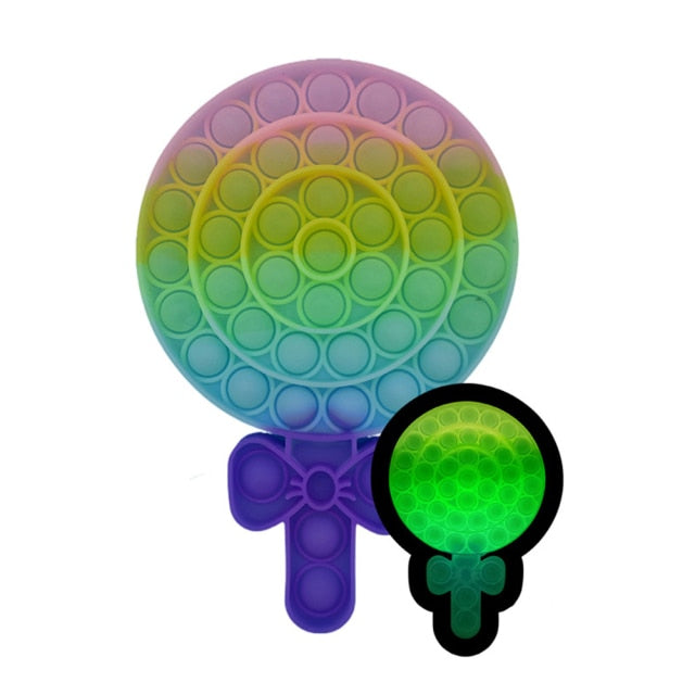 Push Bubble Fidget Toys Autism Special Needs Stress Reliever Helps Relieve Stress and Increase Focus Soft Squeeze Kid Toy New