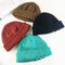 Winter Harajuku Women Skullies Knitted Fashion Warm Thick Hat Autumn Hip Hop Hole Beanies Unisex Basic Cap PJ009