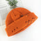 Winter Harajuku Women Skullies Knitted Fashion Warm Thick Hat Autumn Hip Hop Hole Beanies Unisex Basic Cap PJ009