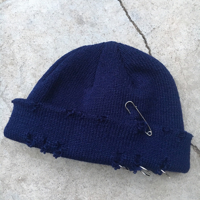 Winter Harajuku Women Skullies Knitted Fashion Warm Thick Hat Autumn Hip Hop Hole Beanies Unisex Basic Cap PJ009