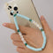 2021 Trendy Mobile Strap Phone Charm Pearl Soft Pottery Beaded Phone Chain LOVE Letter Jewelry For Women Anti-Lost Lanyard Gift