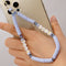 2021 Trendy Mobile Strap Phone Charm Pearl Soft Pottery Beaded Phone Chain LOVE Letter Jewelry For Women Anti-Lost Lanyard Gift