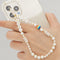 2021 Trendy Mobile Strap Phone Charm Pearl Soft Pottery Beaded Phone Chain LOVE Letter Jewelry For Women Anti-Lost Lanyard Gift