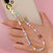 2021 Trendy Mobile Strap Phone Charm Pearl Soft Pottery Beaded Phone Chain LOVE Letter Jewelry For Women Anti-Lost Lanyard Gift
