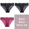 FINETOO M-2XL Fashion Letter Panties Sexy Lace Underwear Ladies Low-rise Briefs Underpants Girls Geometric Panty Female Lingerie