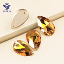 YANRUO 3230 Drop AAAAA Quality Sewing Crystal Flatback Rhinestones Sew On Stones Glass For Dresses Clothes Jewelry