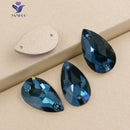 YANRUO 3230 Drop AAAAA Quality Sewing Crystal Flatback Rhinestones Sew On Stones Glass For Dresses Clothes Jewelry