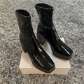 2021 NEW brand women autumn winter warm boots sexy high heels platform black brown zipper shoes woman ankle boots big size 35-42