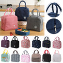 New Portable Lunch Bag New Thermal Insulated Lunch Box Tote Cooler Handbag Lunch Bags For Women Convenient Box Tote Food Bags