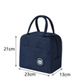 New Portable Lunch Bag New Thermal Insulated Lunch Box Tote Cooler Handbag Lunch Bags For Women Convenient Box Tote Food Bags