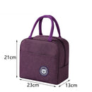 New Portable Lunch Bag New Thermal Insulated Lunch Box Tote Cooler Handbag Lunch Bags For Women Convenient Box Tote Food Bags