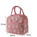 New Portable Lunch Bag New Thermal Insulated Lunch Box Tote Cooler Handbag Lunch Bags For Women Convenient Box Tote Food Bags