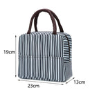 New Portable Lunch Bag New Thermal Insulated Lunch Box Tote Cooler Handbag Lunch Bags For Women Convenient Box Tote Food Bags