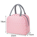 New Portable Lunch Bag New Thermal Insulated Lunch Box Tote Cooler Handbag Lunch Bags For Women Convenient Box Tote Food Bags