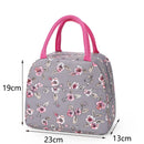 New Portable Lunch Bag New Thermal Insulated Lunch Box Tote Cooler Handbag Lunch Bags For Women Convenient Box Tote Food Bags