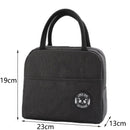 New Portable Lunch Bag New Thermal Insulated Lunch Box Tote Cooler Handbag Lunch Bags For Women Convenient Box Tote Food Bags