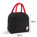 New Portable Lunch Bag New Thermal Insulated Lunch Box Tote Cooler Handbag Lunch Bags For Women Convenient Box Tote Food Bags