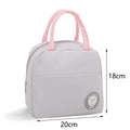 New Portable Lunch Bag New Thermal Insulated Lunch Box Tote Cooler Handbag Lunch Bags For Women Convenient Box Tote Food Bags