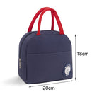 New Portable Lunch Bag New Thermal Insulated Lunch Box Tote Cooler Handbag Lunch Bags For Women Convenient Box Tote Food Bags