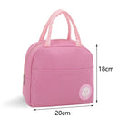 New Portable Lunch Bag New Thermal Insulated Lunch Box Tote Cooler Handbag Lunch Bags For Women Convenient Box Tote Food Bags