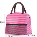 New Portable Lunch Bag New Thermal Insulated Lunch Box Tote Cooler Handbag Lunch Bags For Women Convenient Box Tote Food Bags
