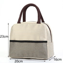 New Portable Lunch Bag New Thermal Insulated Lunch Box Tote Cooler Handbag Lunch Bags For Women Convenient Box Tote Food Bags