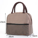 New Portable Lunch Bag New Thermal Insulated Lunch Box Tote Cooler Handbag Lunch Bags For Women Convenient Box Tote Food Bags