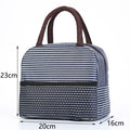 New Portable Lunch Bag New Thermal Insulated Lunch Box Tote Cooler Handbag Lunch Bags For Women Convenient Box Tote Food Bags