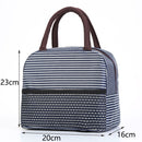 New Portable Lunch Bag New Thermal Insulated Lunch Box Tote Cooler Handbag Lunch Bags For Women Convenient Box Tote Food Bags