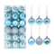 36Pcs Rose Gold Plastic Christmas Balls Ornament 4cm Hang Pendant Ball Indoor New Year Xmas Tree Decor Home Christmas Decoration