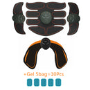 EMS Wireless Smart Muscle Stimulator Trainer  Fitness Abdominal Training Electric Weight Loss Stickers Body Slimming Massager